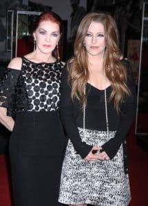 Priscilla and Lisa Marie Presley