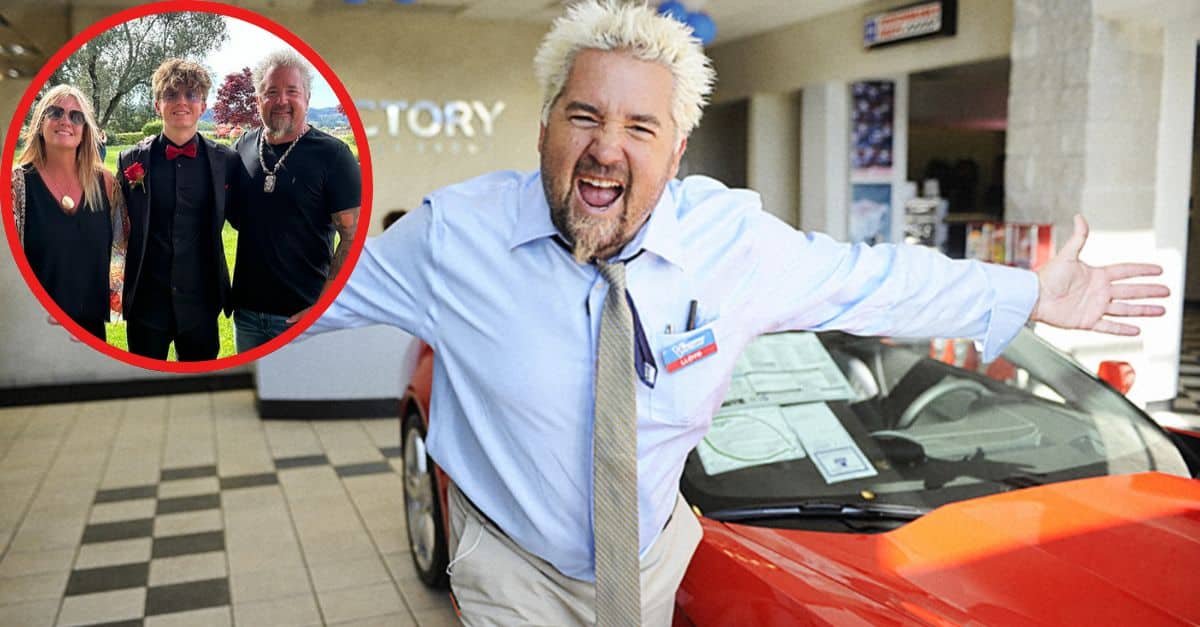 Guy Fieri’s 17-Year-Old Son Ryder Poses For Prom With Girlfriend