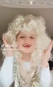 Six-year-old Dolly Parton fan Stella