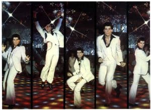 That white suit was very influential for America as a whole and for rising star John Travolta
