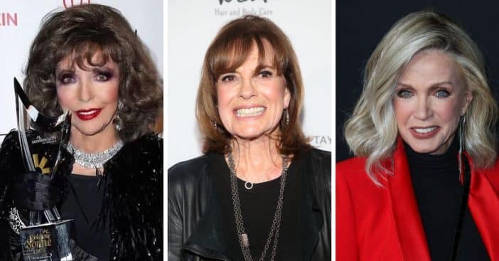 Dame Joan Collins, Linda Gray, and Donna Mills