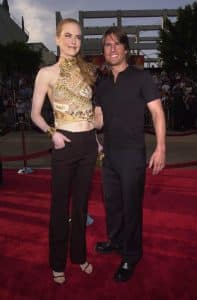 Kidman and Cruise split in 2001