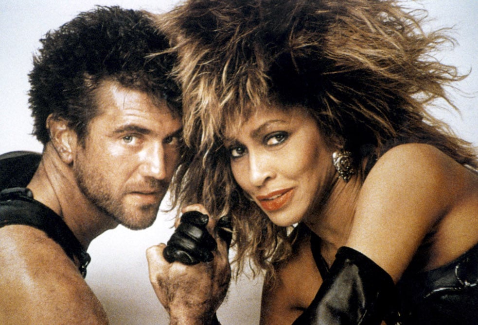 Mel Gibson and Tina Turner in Mad Max: Beyond Thunderdome