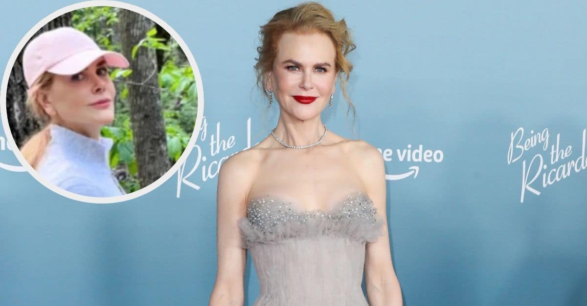 Nicole Kidman stunned in a candid outdoors photo showing off her natural beauty