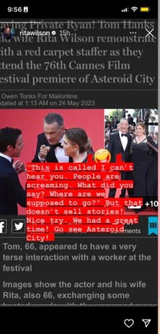 Tom Hanks altercation