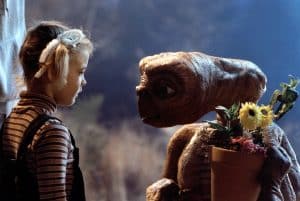 Spielberg helped her continue to think E. T. was real