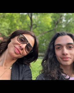 Drena and her son, Leandro De Niro Rodriguez