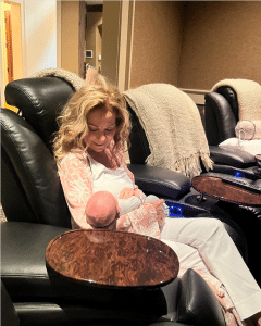 Kathie Lee Gifford is having a blast spending time with her new grandson Finn