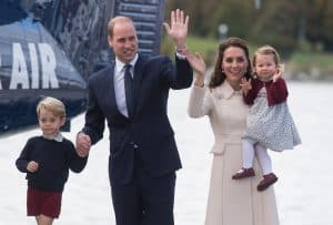 Prince George, Prince William, Princess Catherine, and Princess Charlotte