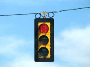 Traffic lights used to look different