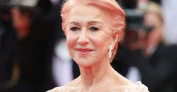 Helen Mirren shows off her colorful side