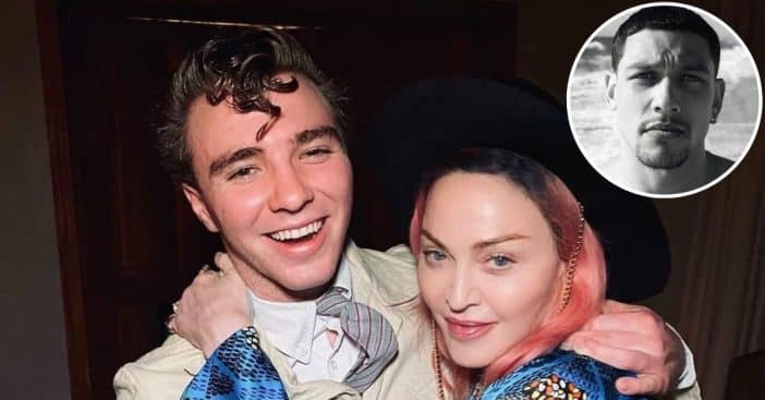 Madonna and her son, Rocco with her new boyfriend