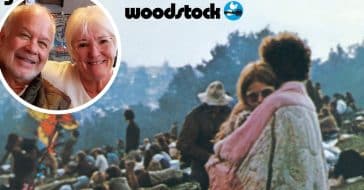 What happened to the woman on the cover of the Woodstock album