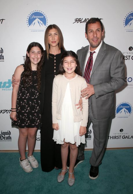 Adam Sandler and his family