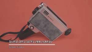 A camera used to capture memories