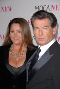 Brosnan gifted 60 roses to Keely on her 60th birthday