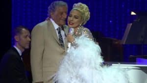 Lady Gaga dedicated her Las Vegas residency performance to Tony Bennett and his wife