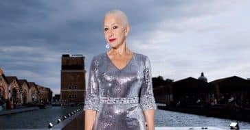 78-Year-Old Helen Mirren Dazzles In Crimped Hair, Mirrored Silver Gown For Paris Fashion Week