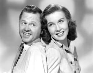 THE ATOMIC KID, from left, Mickey Rooney, Elaine Devry