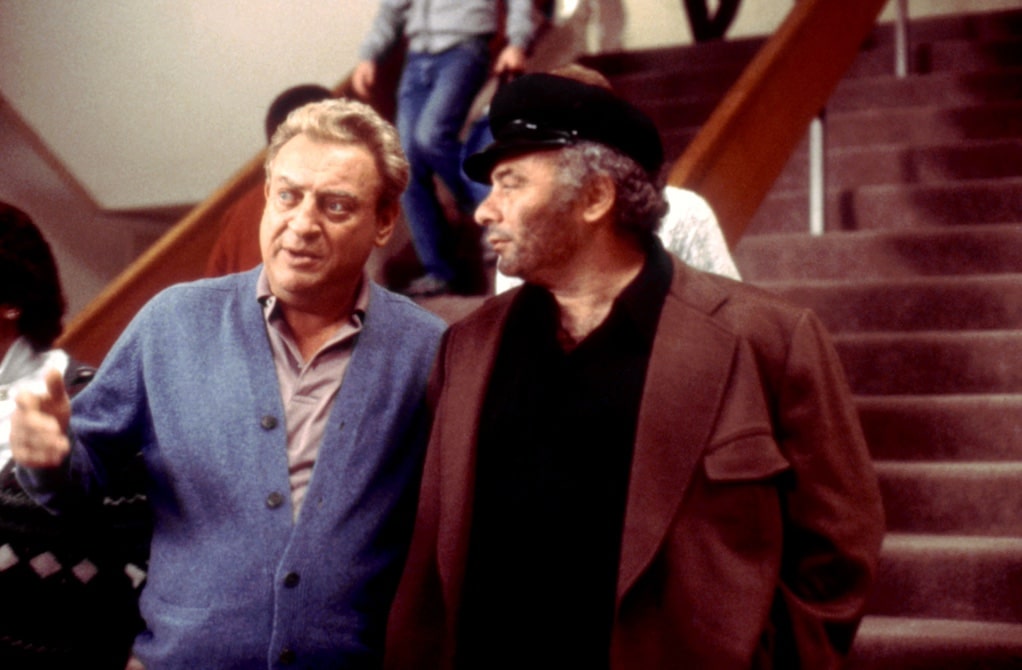 Rodney Dangerfield and Burt Young in Back to School