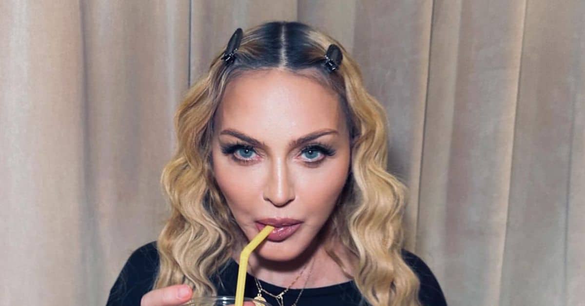 Madonna appears weary