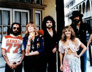 Fleetwood Mac, (John McVie, Christine McVie, Lindsey Buckingham, Stevie Nicks, Mick Fleetwood)