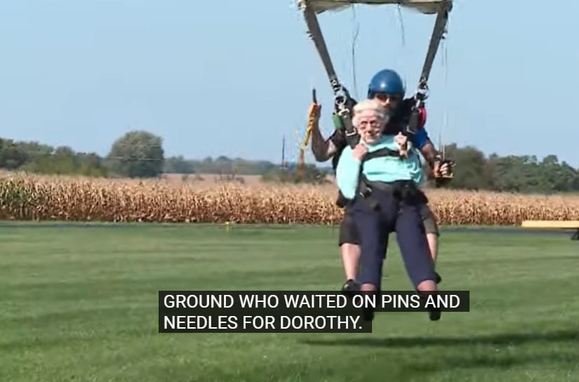 104-year-old Chicago Skydiver