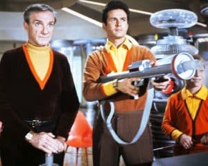 LOST IN SPACE, (from Left): Jonathan Harris, Mark Goddard, Bill Mumy