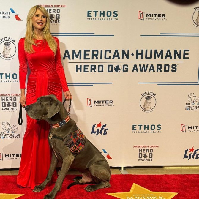 Christie Brinkley at the 13th annual American Humane Hero Dog Awards ceremony