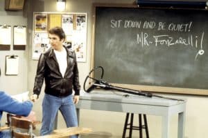 Fonzie's leather jacket was subject to a lot of protest from the network