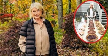 Martha Stewart baked 30 pies in almost as many hours