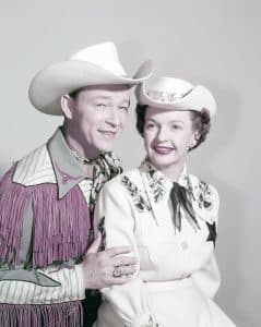 THE ROY ROGERS SHOW, From left: Roy Rogers, Dale Evans