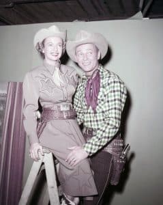 The Queen and King of the West, Dale Evans and Roy Rogers, who would form quite the family