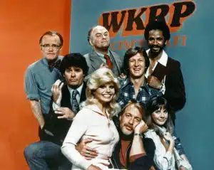 The cast of WKRP in Cincinnati