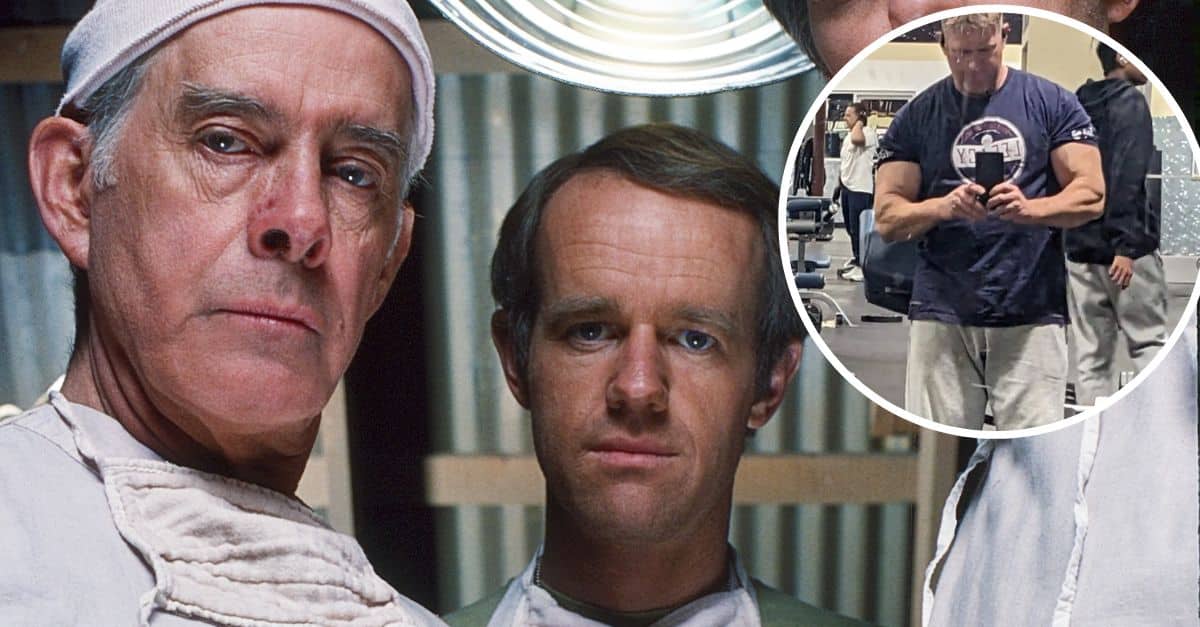 ‘M*A*S*H’ Star Mike Farrell’s Son Shows Off Huge Muscles During Gym Workout