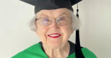 oldest person Master's degree