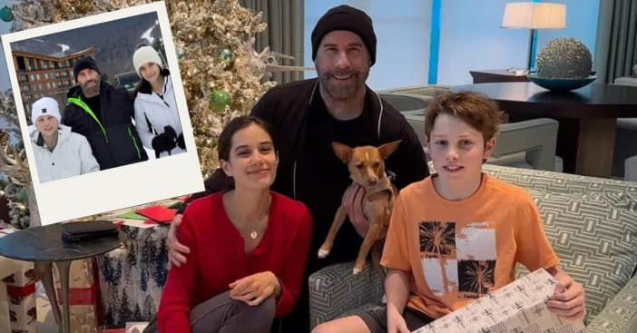 John Travolta and his kids are warming hearts during this cold Christmas