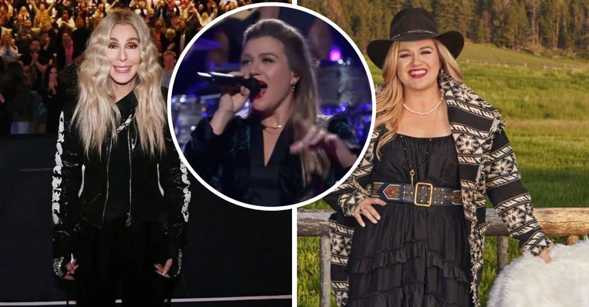 Kelly Clarkson Performs Festive ‘Kellyoke’ Cover Of Cher’s ‘DJ Play A Christmas Song’