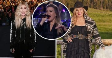 Kelly Clarkson Does A ‘Kellyoke’ Cover Of Cher’s ‘DJ Play A Christmas Song’