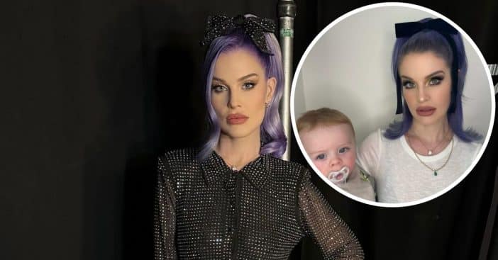 Kelly Osbourne Poses In Full Glam Mom-And-Son Photo