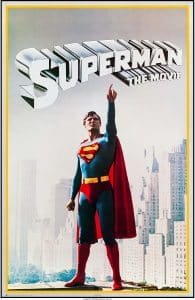 SUPERMAN, poster art, Christopher Reeve