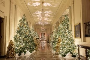 Many enduring Christmas traditions at the White House were started by Jackie kennedy