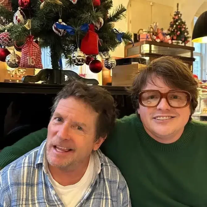 Michael J. Fox's wife shares family holiday photo