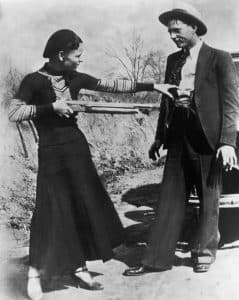 Bonnie and Clyde are believed to have been responsible for over a dozen deaths