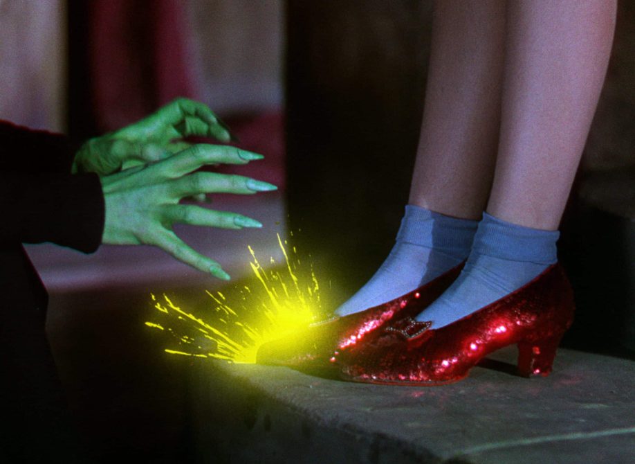 Judy Garland's wizard of Oz Ruby slippers