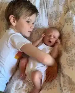 Oscar takes his job as big brother very seriously