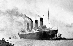 The doomed RMS Titanic