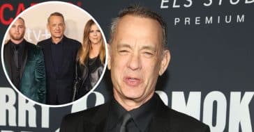 Tom Hanks And Rita Wilson Pose With Sons Chet And Truman in Rare Family Photo