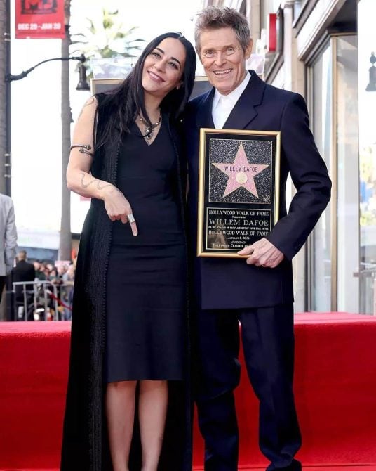 Willem Dafoe and wife