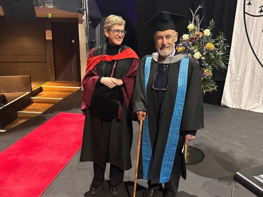 95-year-old university graduate
